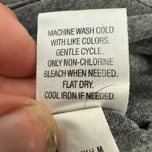 Apt 9 Womens Modern Essentials Heather Gray Long Sleeve Crewneck Top Size M - Picture 5 of 5